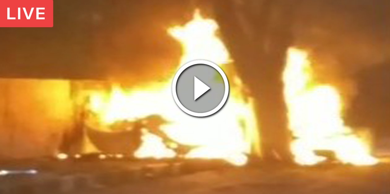 Horrific Ashwin Sundar Car Blast in Chennai - Live Footage 3