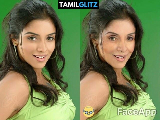 Top 10 Tamil Actress as Grandma - Faceapp Edit 1