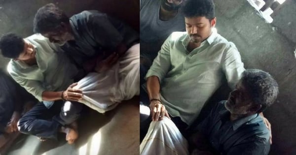 Vijay Visits Anitha's House to console her parents 1