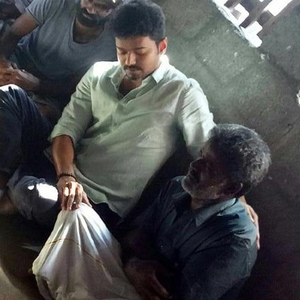 Vijay Visits Anitha's House to console her parents 2