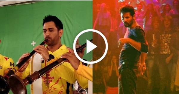 Dhoni Joins with Prabhu Deva for CSK Promo Video 14