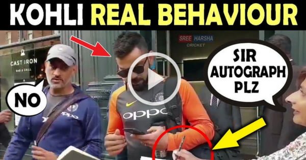 Virat Kohli's behaviour towards his Fans 24