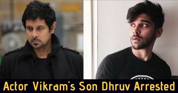 Actor Vikram's son Dhruv held for Rash Driving 13