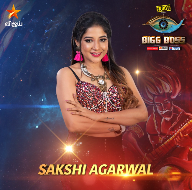 Bigg Boss 3 Tamil- Sakshi Agarwal