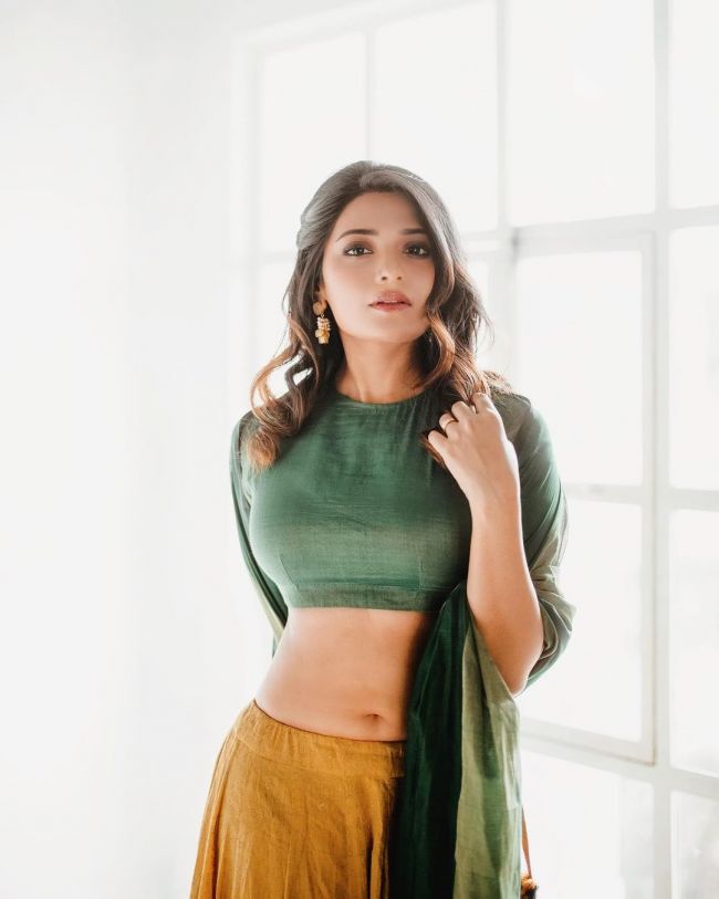 Aathmika Green Dress