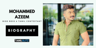 Mohammed Azeem-Bigg-Boss-Tamil-6-Contestant
