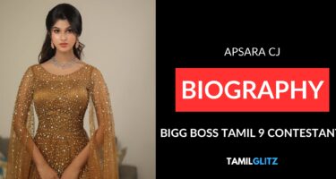 Apsara CJ (Bigg Boss Tamil 9) Wiki, Age, Family, Images